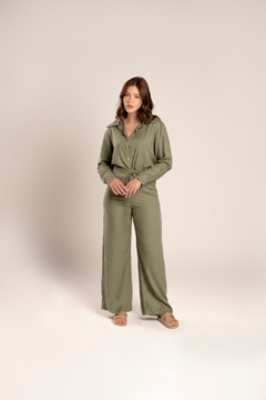 Camisa Sarah - Verde Militar - comprar online