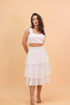 Cropped Brenda Laise - Off White - Ressoa | Shop Now