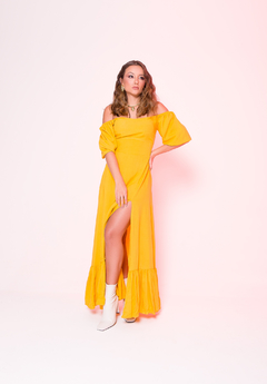 Vestido Catarina - Amarelo Dijon