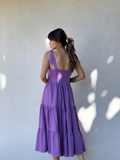 Vestido Pétala - Roxo - loja online
