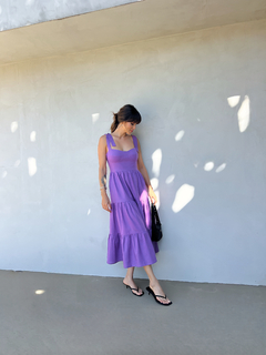 Vestido Pétala - Roxo