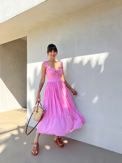 Vestido Clara - Rosa - loja online