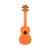 Ukelele Soprano Kala Waterman Fluorescente Colores + Funda - El Angar