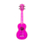 Imagen de Ukelele Soprano Kala Waterman Fluorescente Colores + Funda