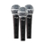 Set De 3 Microfonos Stagg Sdm503 + Cable - comprar online