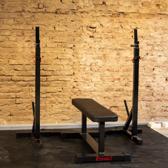 Rack De Sentadillas + Banco Plano Home Gym