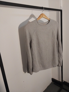 SWEATER GRIS MANGO M - comprar online