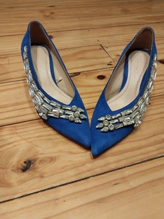 ZAPATOS AZULES ZARA 38