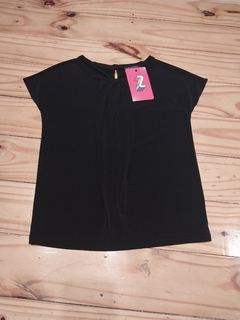 REMERA NEGRA MANGA CORTA BANANA REPUBLIC XS