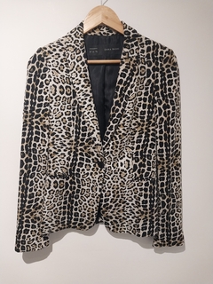 BLAZER ANIMAL PRINT ZARA XS