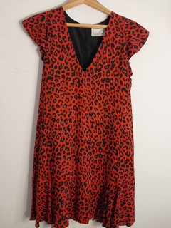 VESTIDO ROJO ANIMAL PRINT PAULA CAHEN DANVERS 3