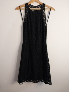 VESTIDO ENCAJE NEGRO RALPH LAUREN