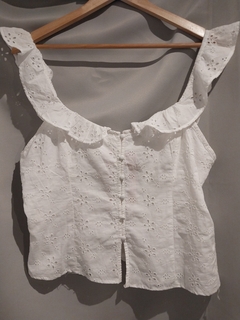 BLUSA BLANCA BRODERIE HYM