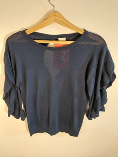 SWEATER AZUL VOLADOS S/M PLAZA ITALIA