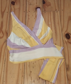 TOP LILA AMARILLO ZARA S