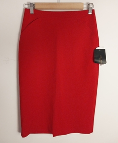 POLLERA ROJA MIDI ZARA S - comprar online