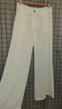 PANTALON BLANCO PALAZZO CHRISTIAN LACROIX 38 S - comprar online