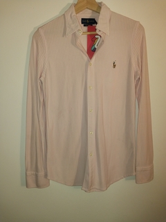 CAMISA RAYAS ROSA Y BLANCA RALPH LAUREN S