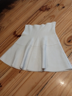 POLLERA BLANCA ZARA M