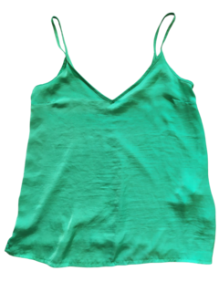 REMERA VERDE ESMERALDA ZARA M