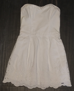 VESTIDO BLANCO BRODERIE HOLLISTER S