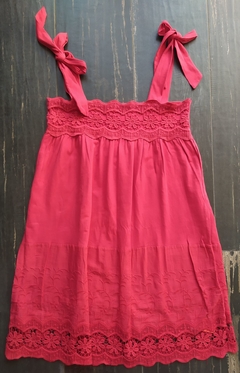 VESTIDO ROJO MOÑOS AKIABARA 4