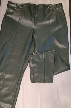 CALZA CUERINA VERDE ZARA XL