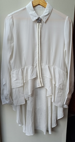 CAMISA BLANCA CON APLIQUES MARIA VAZQUEZ 42