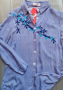 Camisa Rayada Noura - comprar online