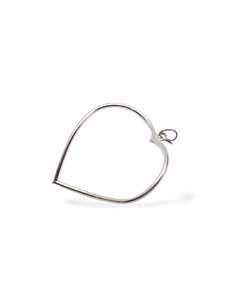 Dije Corazon Grande De Plata 925 - comprar online