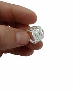 Anillo Circulos De Plata 925 Mujer en internet