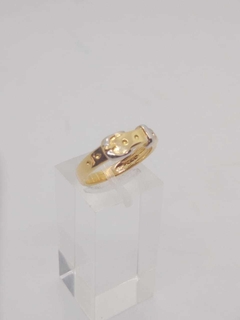 Anillo cinturón laminado oro 18k - Romminox en internet