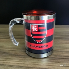 Caneca Térmica Flamengo com Tampa