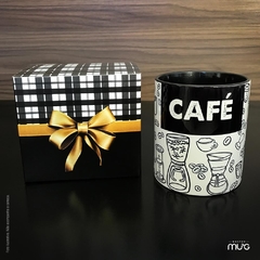 Caixinha Xadrez Preto - Master Mug