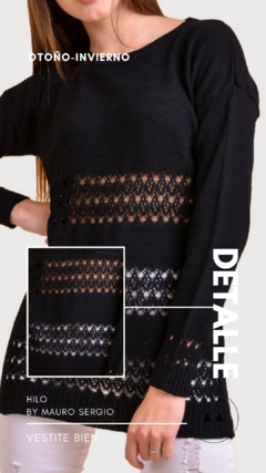 Sweater hilo dama varios modelos (talles XS al XL) - tienda online