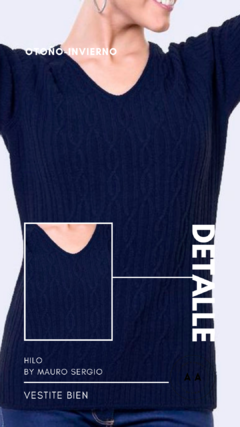 Imagen de Sweater hilo dama varios modelos (talles XS al XL)