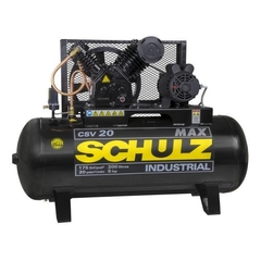 Compressor Schulz MSV20Max/200L 175psi TRIF. IP21 220/380V (motor aberto)