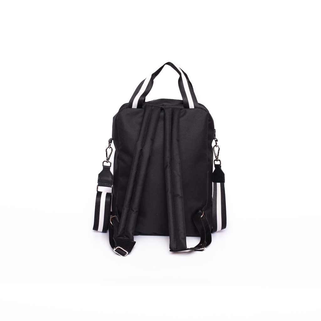 Mochila Bolso Matero Negro c BYN Comprar en Palermo