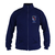 Campera de cuello alto azul marino (frisa deportiva).