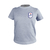 Remera mangas cortas gris melange claro (jersey).