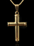 Pingente Crucifixo Cheio 3cm x 2.5cm (Banhada a Ouro 18k) - comprar online