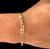 Pulseira Grumet 5mm 20cm (Fecho Lagosta) (Banhada a Ouro 18k)