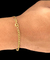 Pulseira Grumet Dupla 3mm 20cm (Fecho Boia) (Banhada a Ouro 18k)