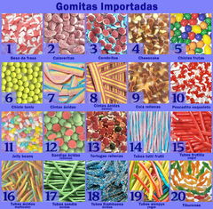 Box de 500 grs a elección Gomitas Importadas y Nacionales - Tienda de Gomitas