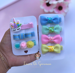 Hair clip unicórnio e Kit brilho ⭐️