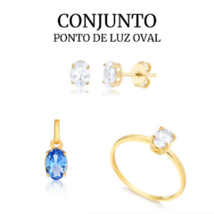 Pingente Ponto de Luz Oval - loja online