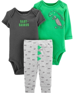 Conjunto de Inverno Carter's 3 Peças Dinossauro