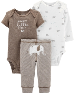 Conjunto de Inverno Carter's 3 Peças Elefante