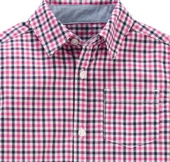 Camisa Social Carter's Manga Longa Xadrez - comprar online