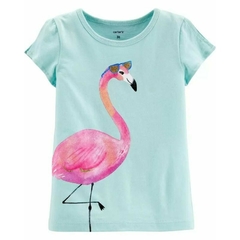 Blusa Carter's Verde Flamingo